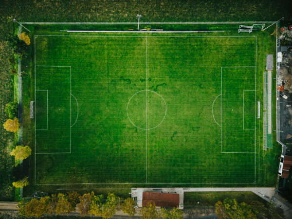 Luftbild Sportplatz Stetten (Drohnenaufnahme)